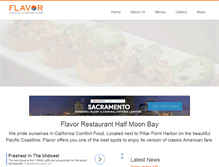 Tablet Screenshot of flavoronthecoast.com